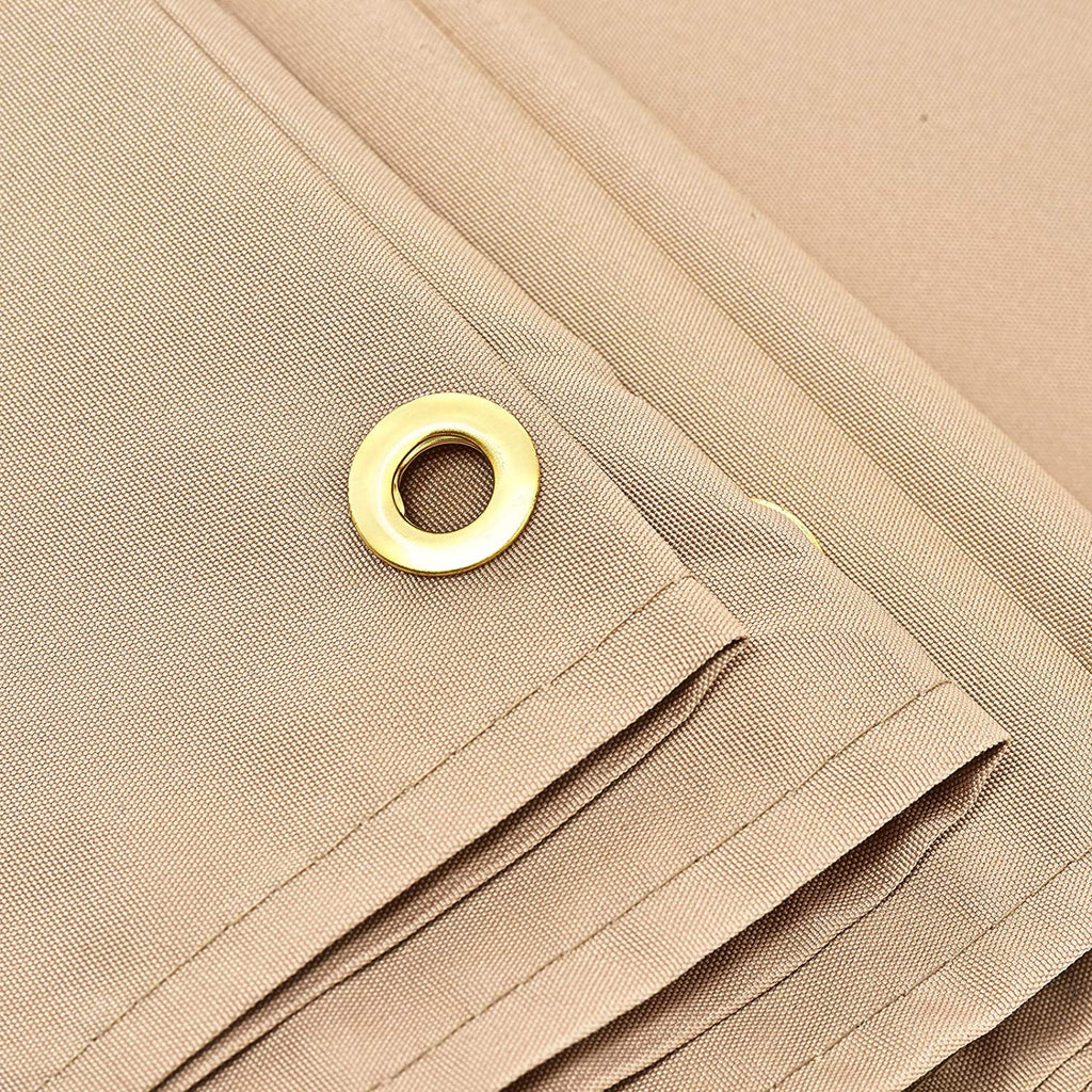 Outdoor Canopy Shade Cover with Copper Grommets & 4 Straps