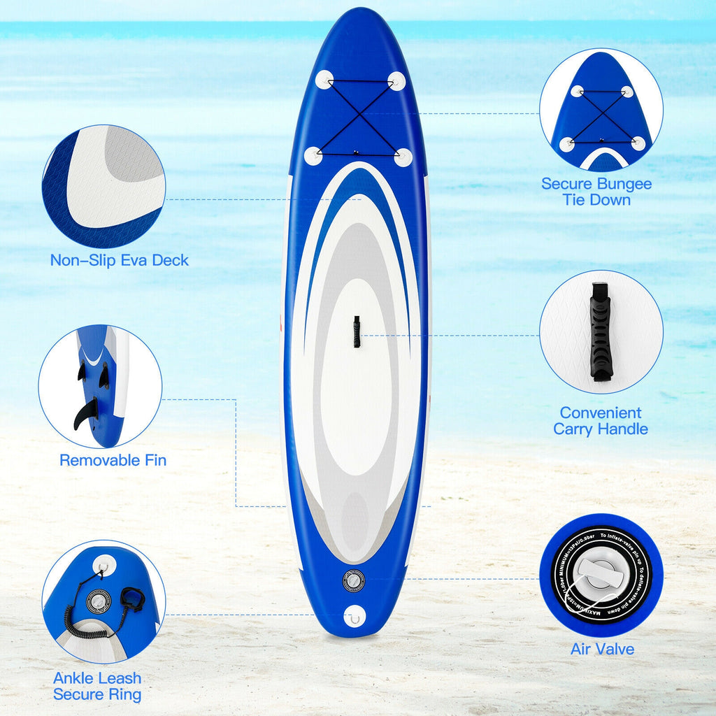 Inflatable Stand Up Paddle Board with Bag - Lightweight Body Board S