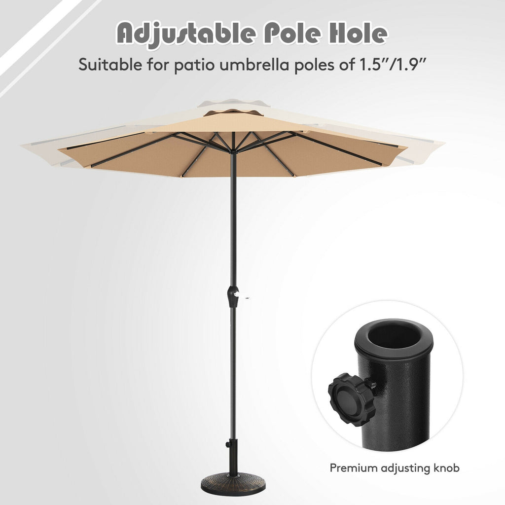 27 lb Patio Market Umbrella Base - Resin