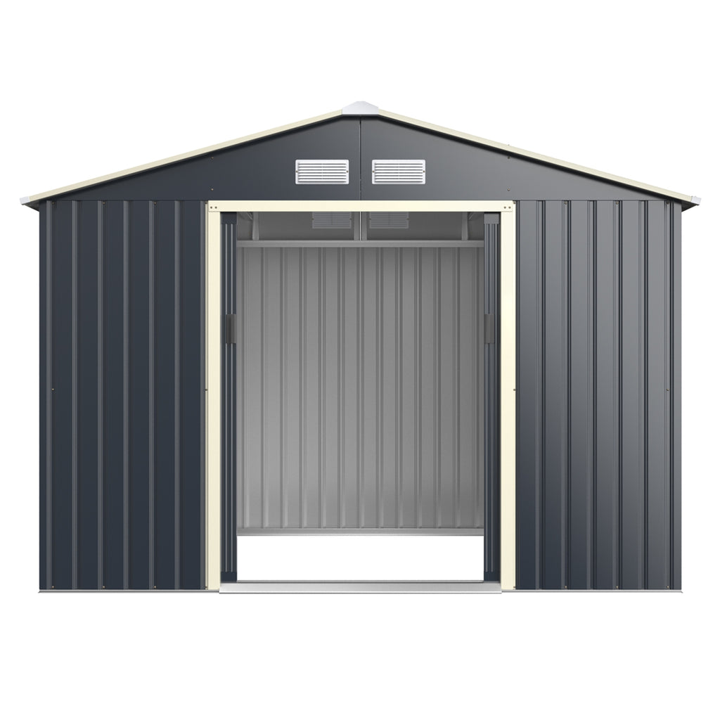 9 x 6 Feet Metal Storage Shed for Garden and Tools