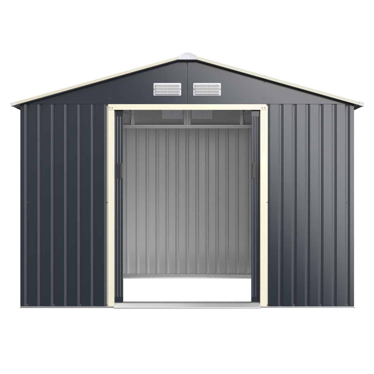 9 x 6 Feet Metal Storage Shed for Garden and Tools