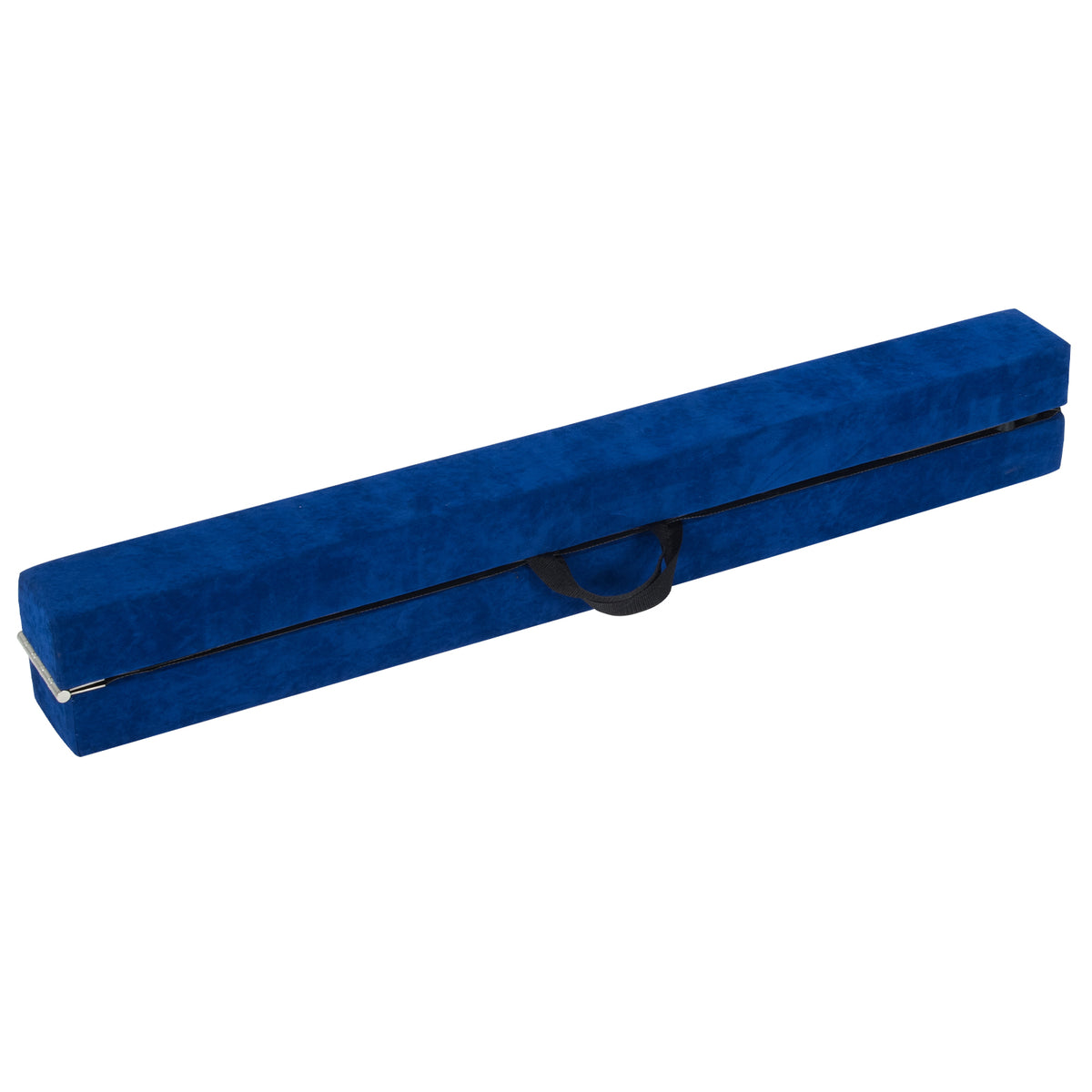 Blue Folding Gymnastics Balance Beam with Anti-Slip Base and Pine Frame - 9 FT