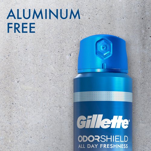 Gillette Aluminum Free Deodorant for Men, Dry Spray, Tropical Breeze, 4.3 Oz (Pack of 3)