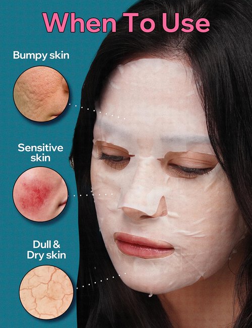 BANOBAGI Vita Genic Jelly Cica Face Masks Beauty w/Essence & 11 Vitamin Complex | Korean Face Mask Skin Care Sheet | Moisturizing Face Mask Facial Care for All Skin Types (1.8 fl oz, 10 Sheets)