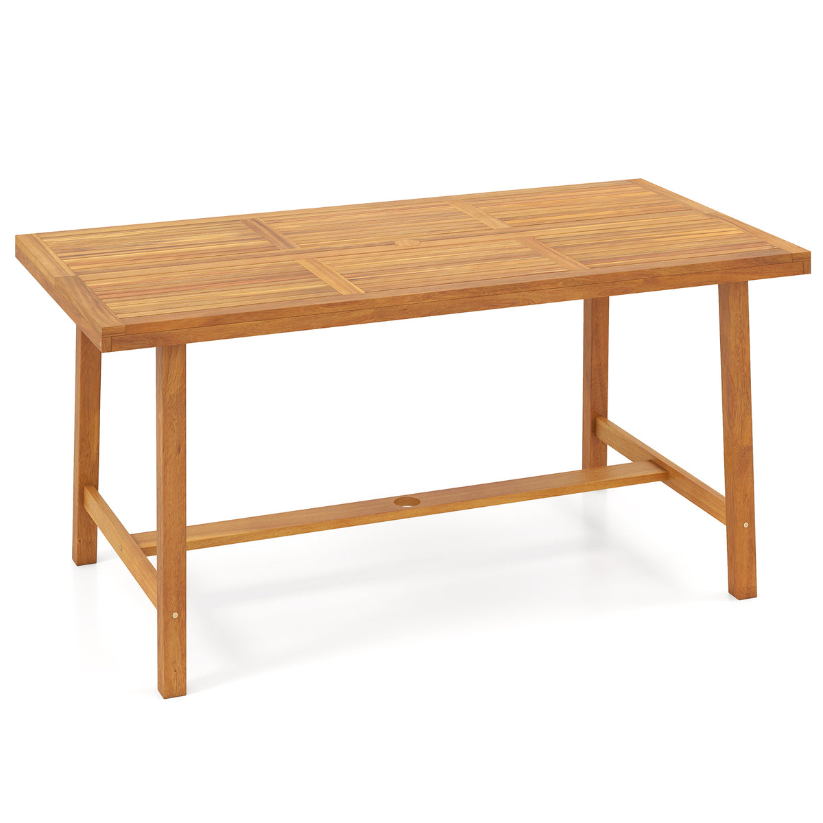 Acacia Wood Dining Table for 6 – 63" × 32"