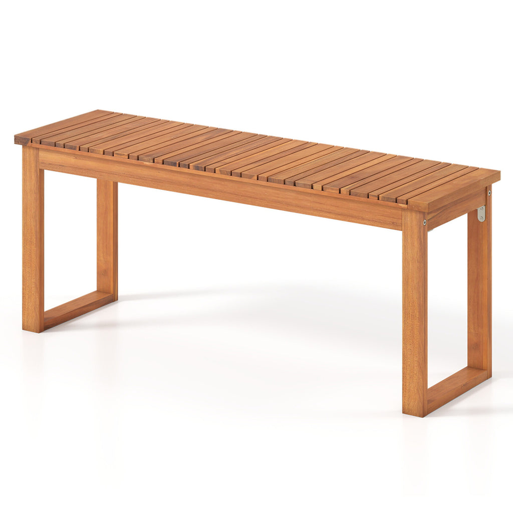 55 Inch Outdoor Teak Wood Bench - 880 LBS Capacity