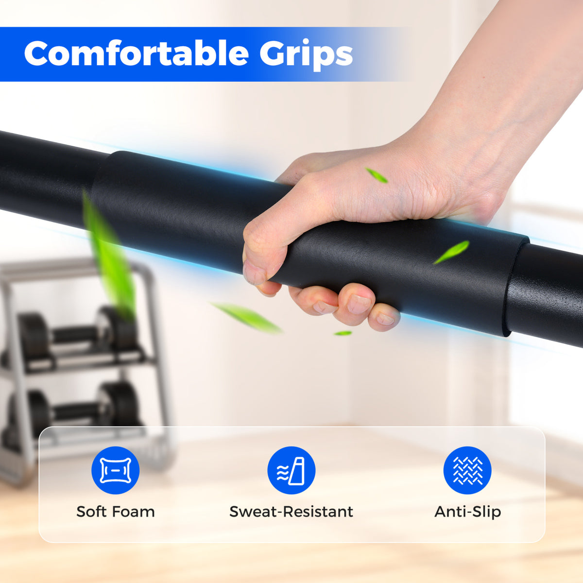 Adjustable Dip Bar Station with 660 LBS Capacity - Bilateral Locking, Black for Home Gym