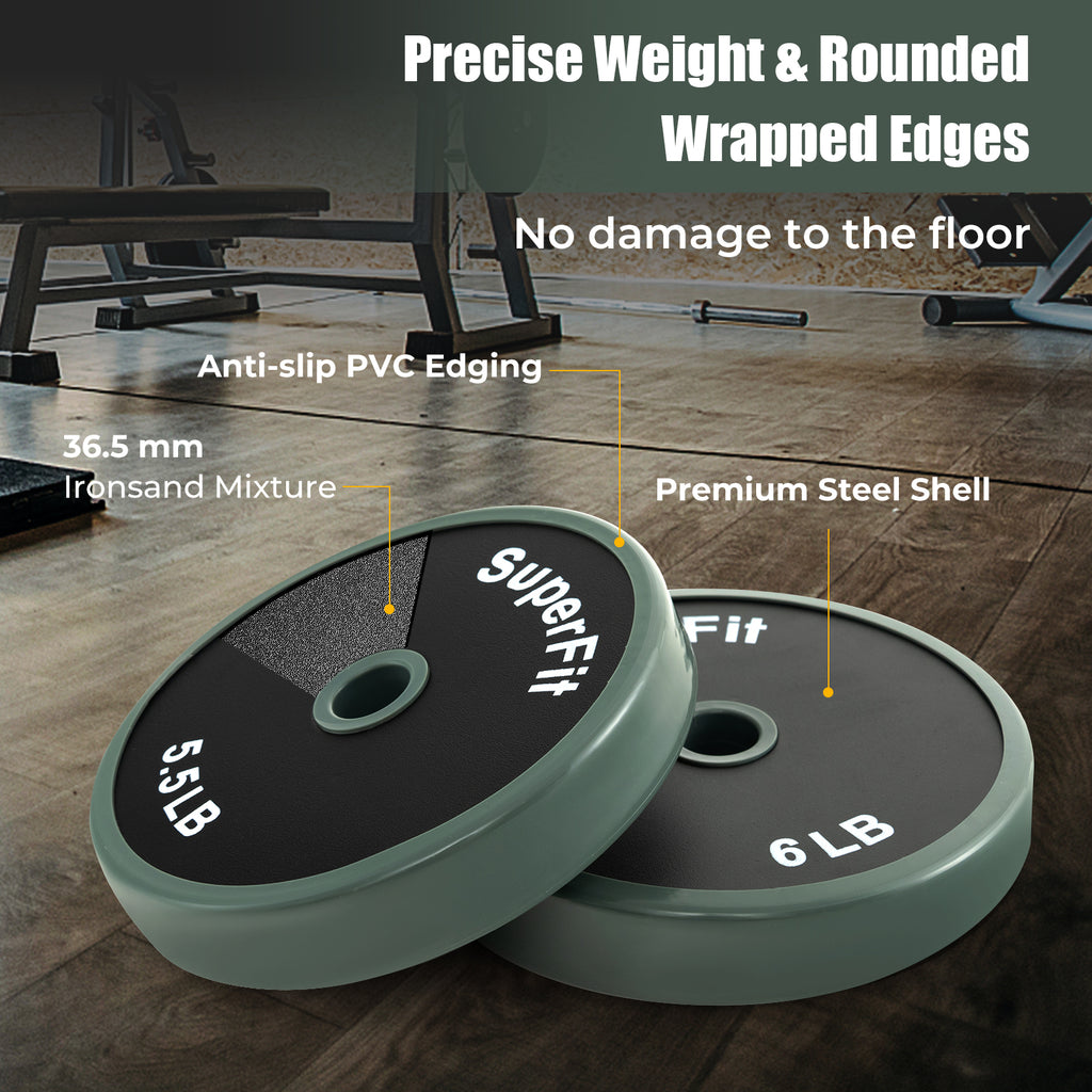 4-in-1 Adjustable Dumbbell Set - Black, Foam Grip, Spinlock Collars, Home Gym