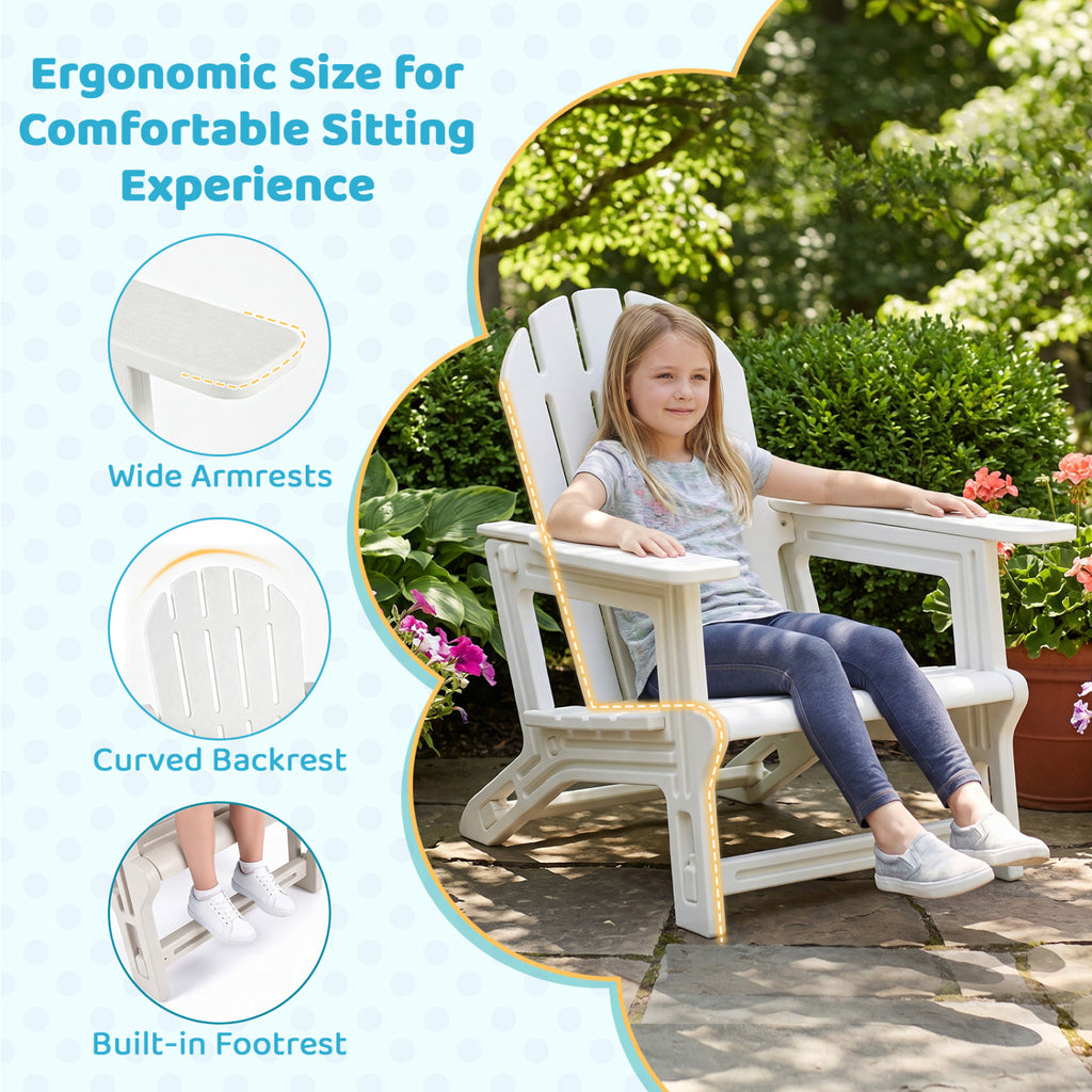 All-Weather Outdoor Kids Patio Seating with Ergonomic Design