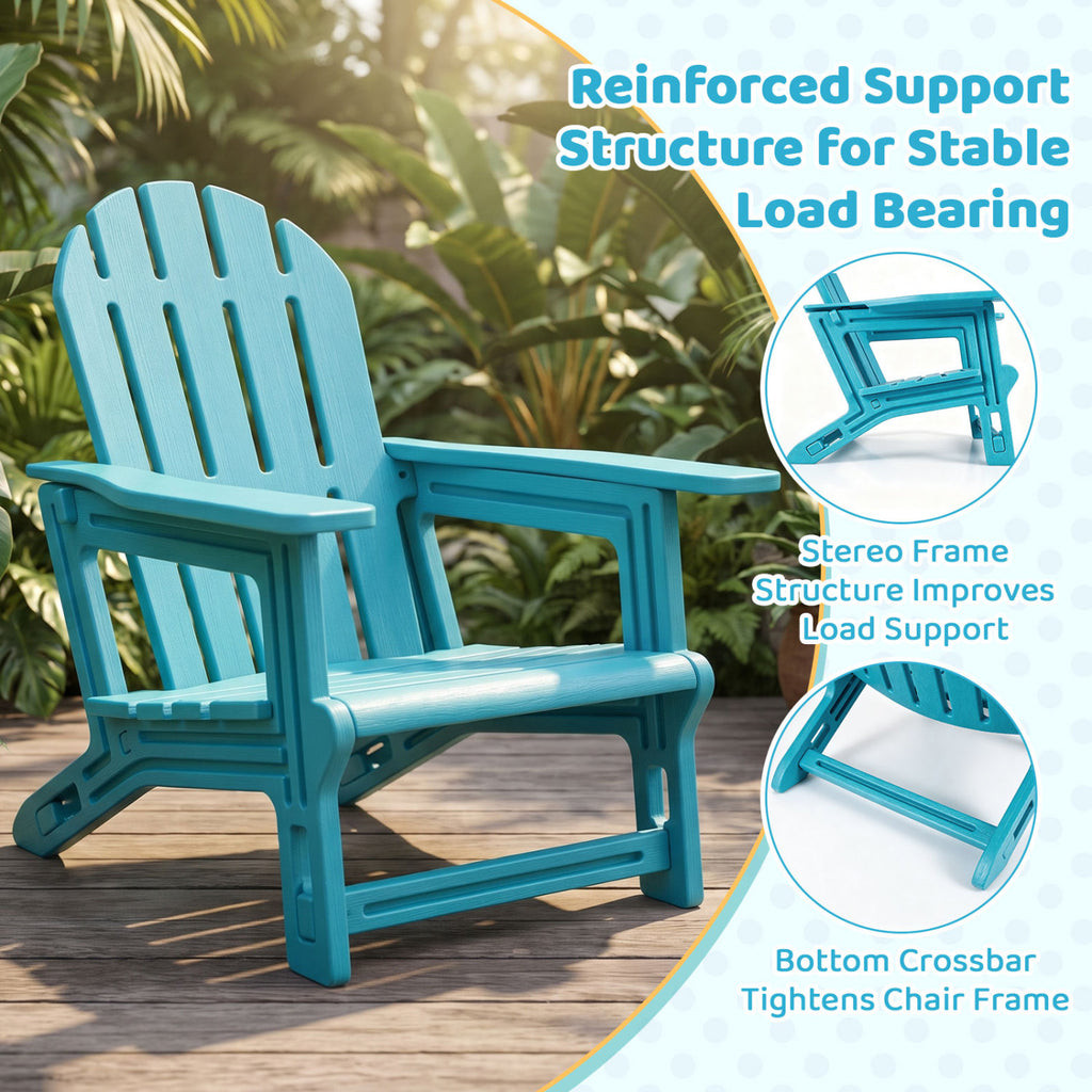 All-Weather Outdoor Kids Patio Seating with Ergonomic Design
