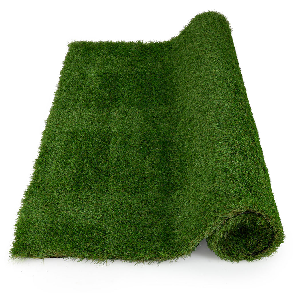 XL Indoor Outdoor Synthetic Turf Mat with Drainage Holes - Realistic Look