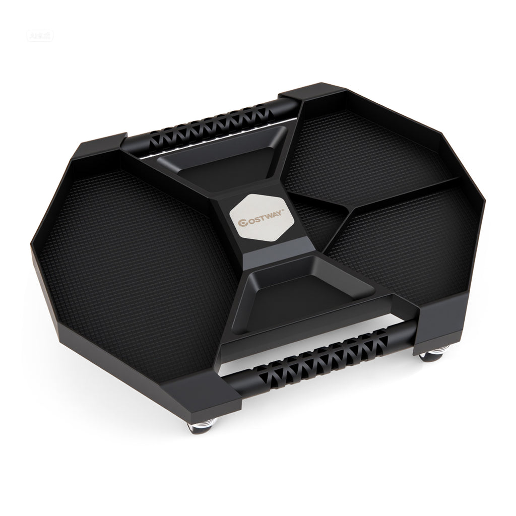 Automotive Rolling Tool Creeper with Swivel Casters - Black