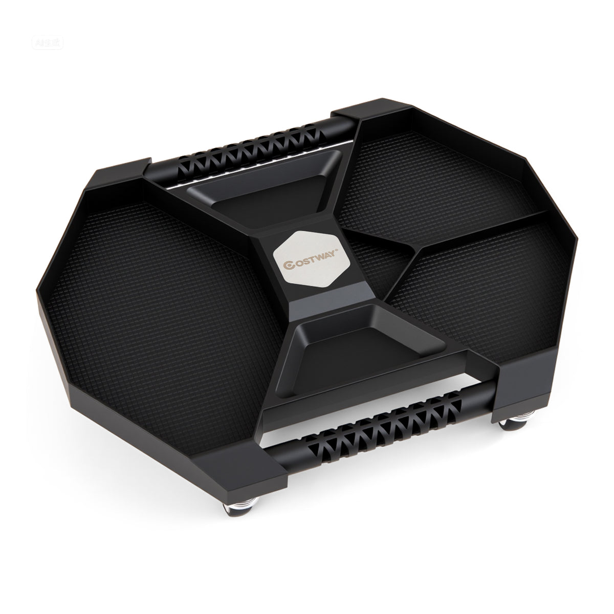 Automotive Rolling Tool Creeper with Swivel Casters - Black