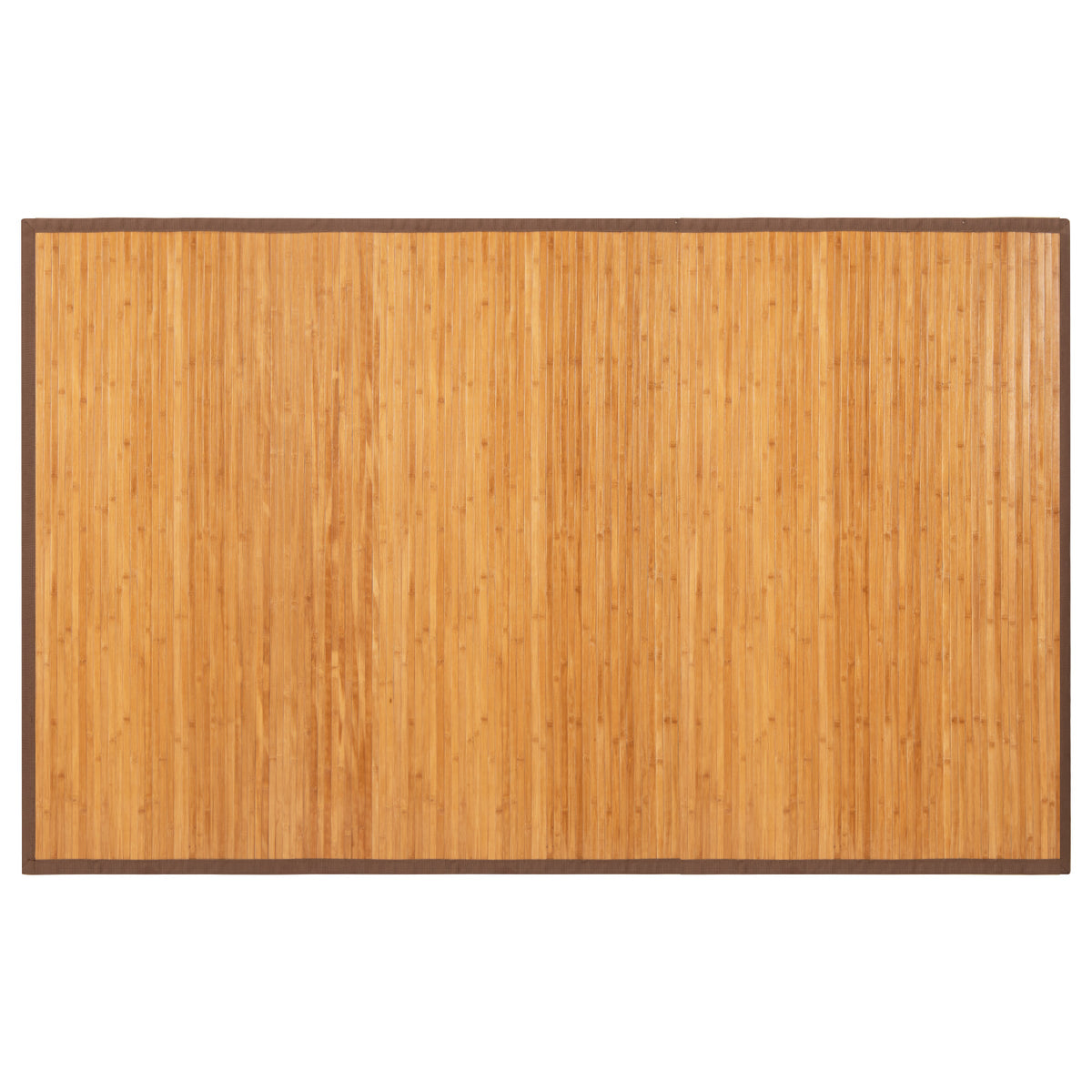 Large Bamboo Floor Mat 5x8 Feet with Anti-Slip Backing for Living Room & Bedroom