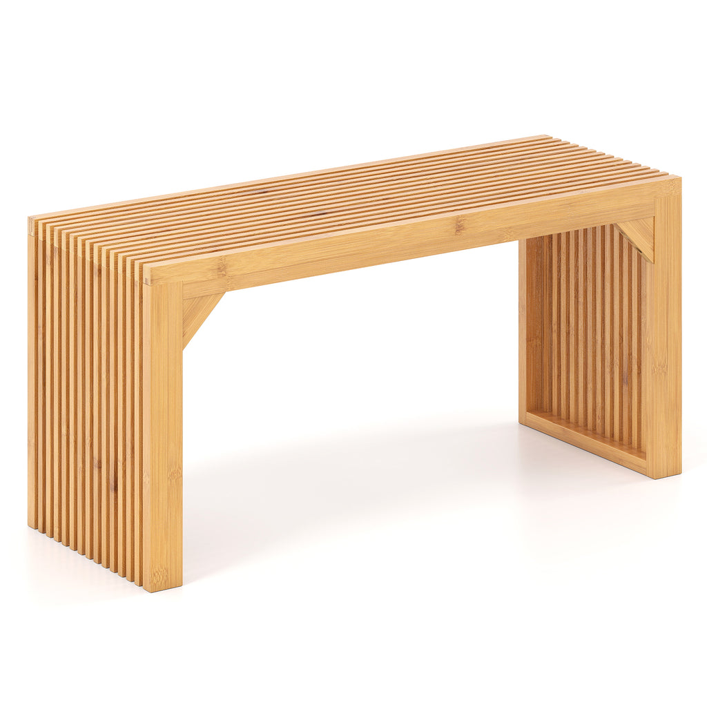 36" Bamboo Dining Bench - Natural Wood, Entryway Seating