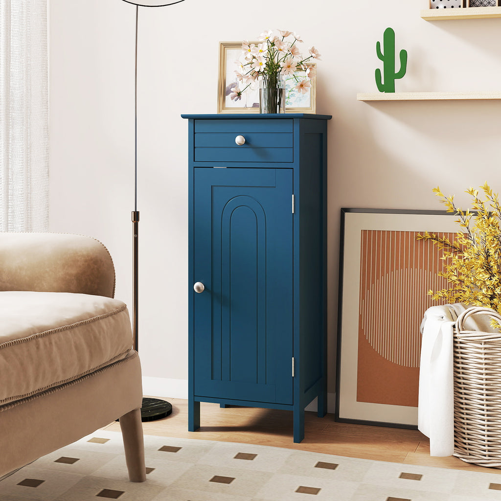 Bathroom Cabinet Set - 3 Pieces, Prussian Blue