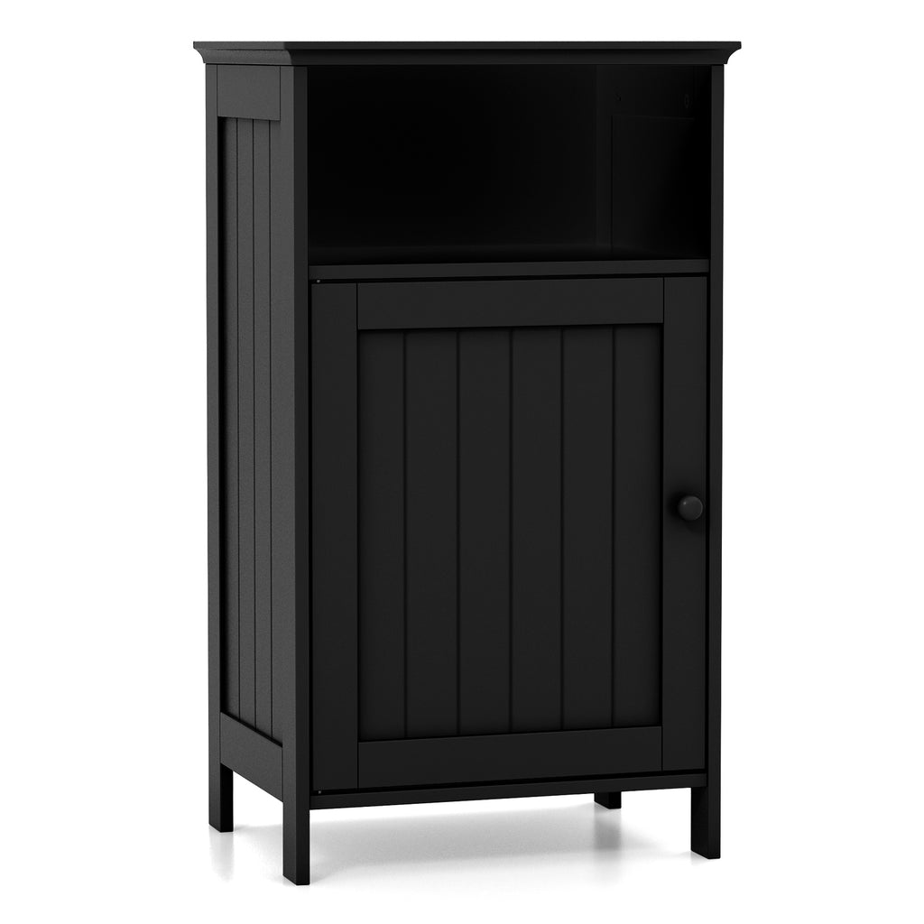 Bathroom Freestanding Floor Storage Cabinet with Adjustable Shelf