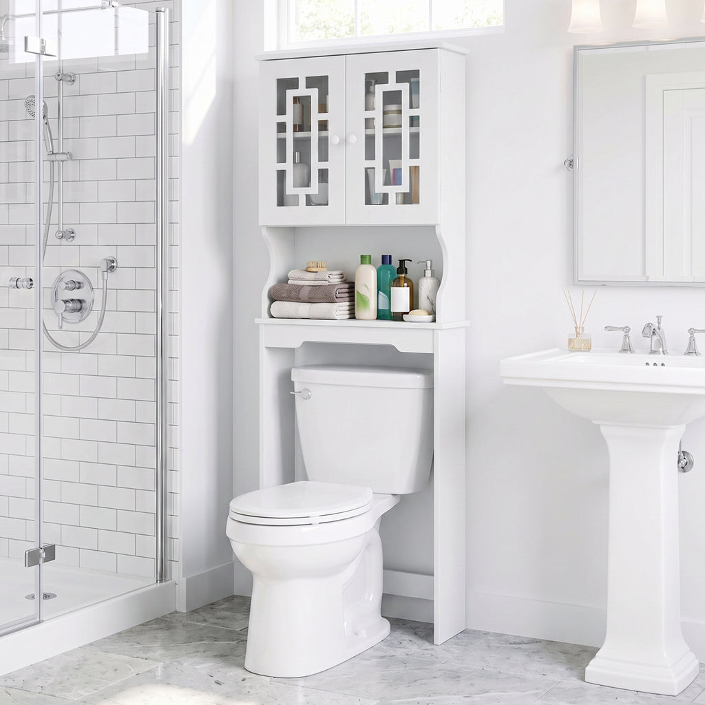 Bathroom Spacesaver Organizer with Adjustable Shelf