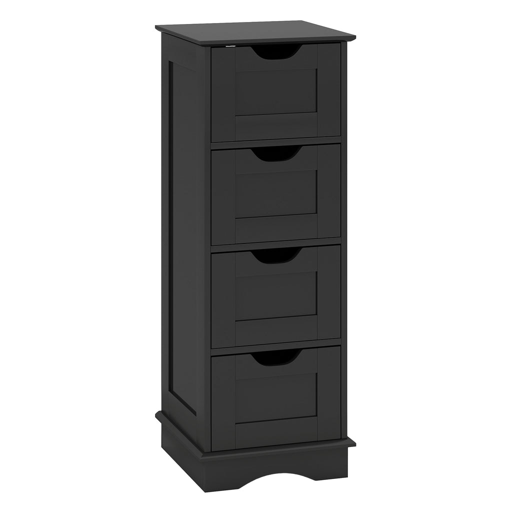63 Inch Tall Bathroom Storage Cabinet with 6 Doors and Adjustable