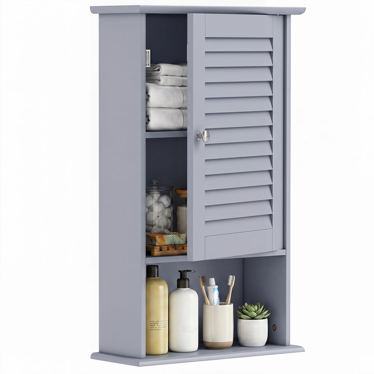 Bathroom Wall Mount Storage Cabinet Single Door with Height