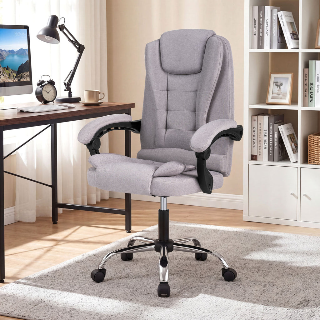 Big High Back Executive Office Chair - Gray