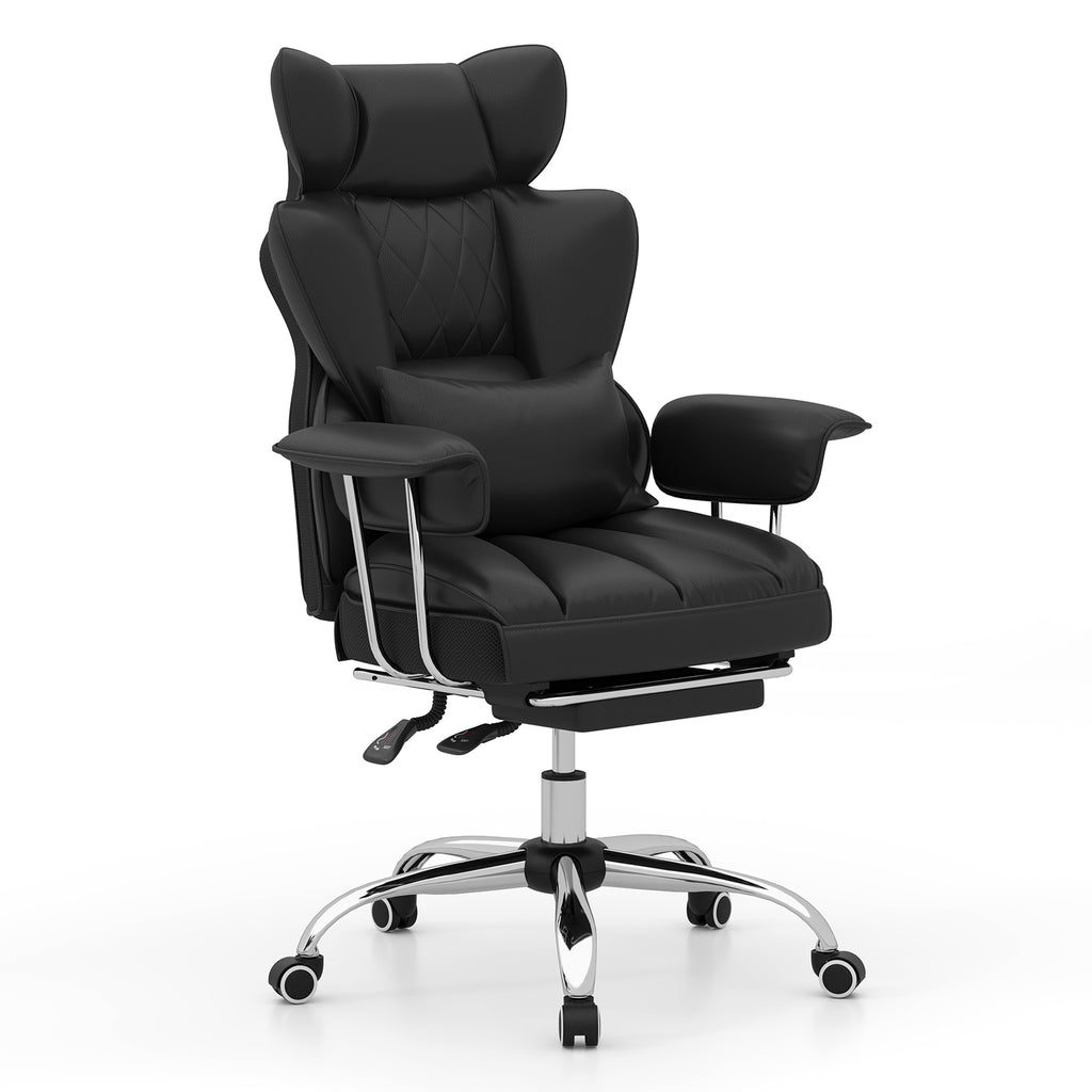 PU Leather Home Office Chair 400 lbs High Back Executive