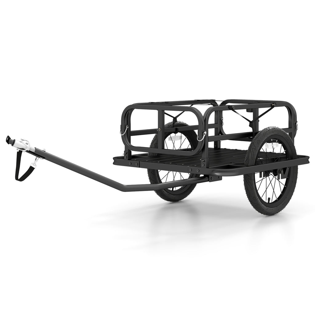Bike Cargo Trailer Heavy-Duty Bicycle Wagon Cart with Universal Hitch