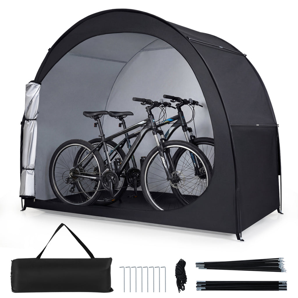 Bike Storage Tent Portable Bicycle Shed with Waterproof PU Coated