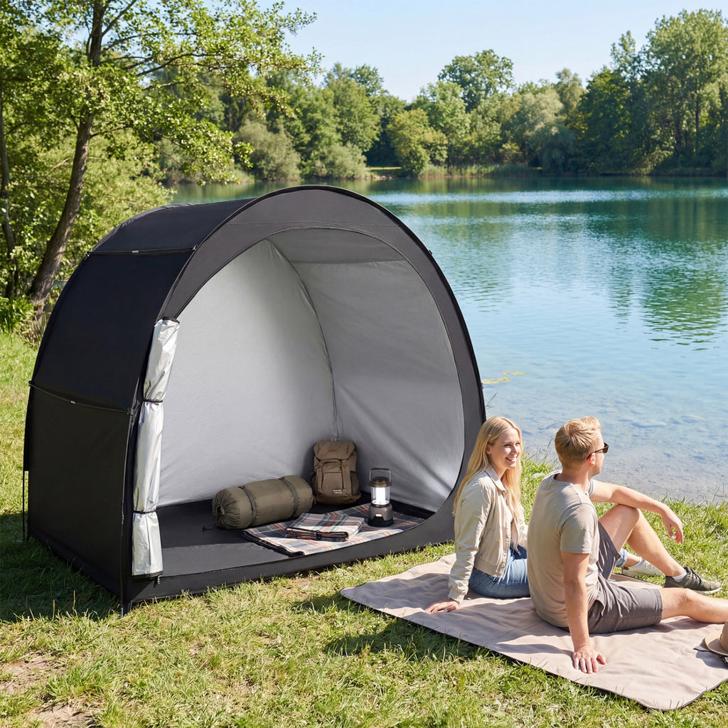 Bike Storage Tent Portable Bicycle Shed with Waterproof PU Coated