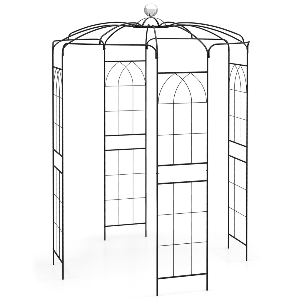 Birdcage Shape Gazebo for Climbing Plants and Wedding Ceremony