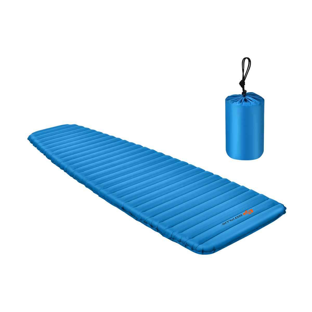 3 Inch Inflatable Camping Sleeping Pad Waterproof - Blue