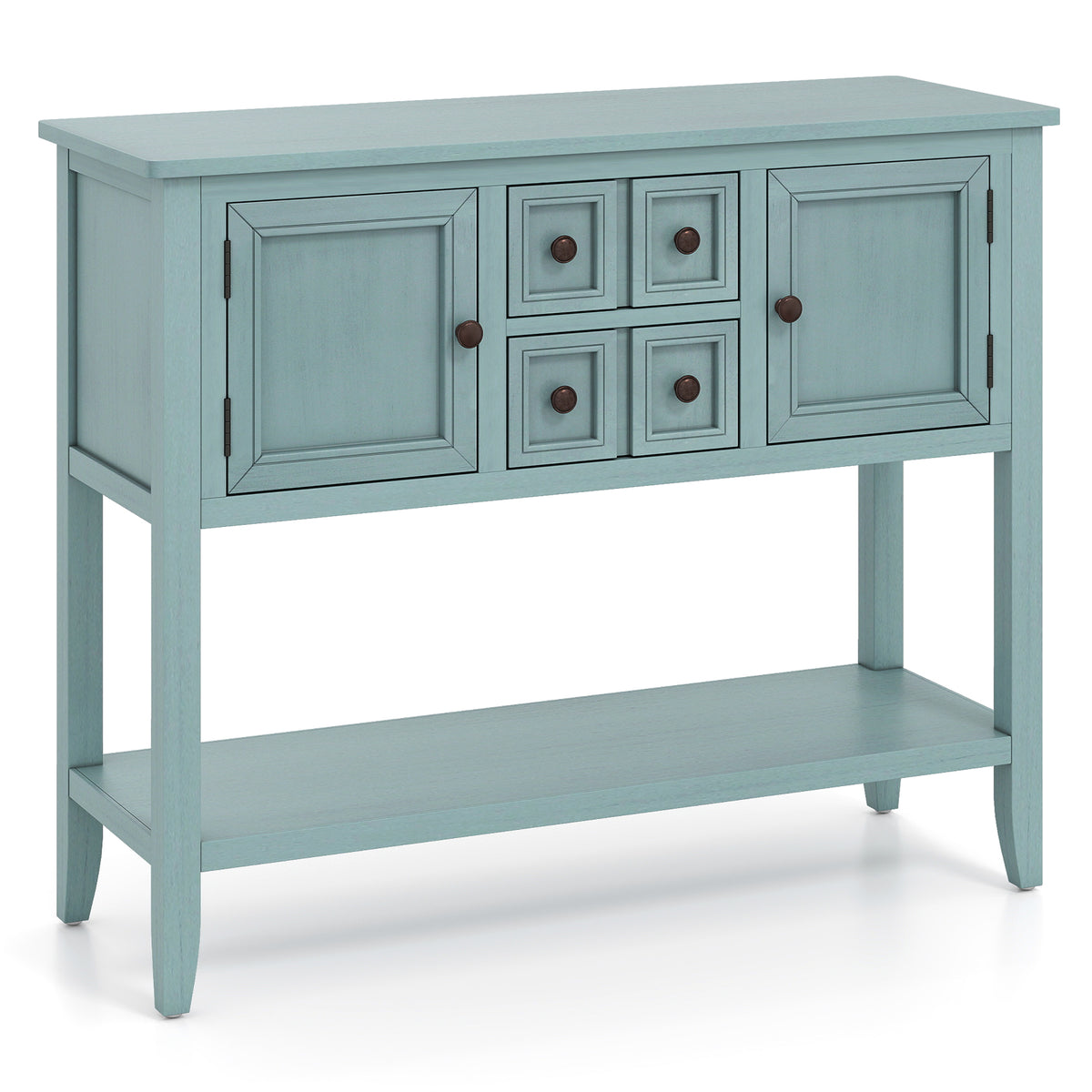 Buffet Sideboard Cabinet 2 Door 2 Drawer - Blue