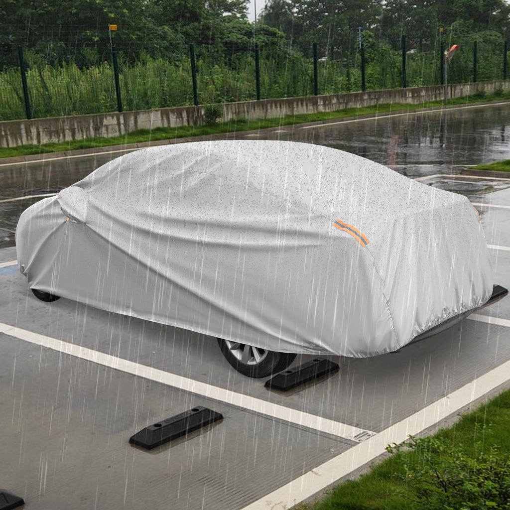 Universal Car Cover 193 Inch - Waterproof UV Protection Sedan