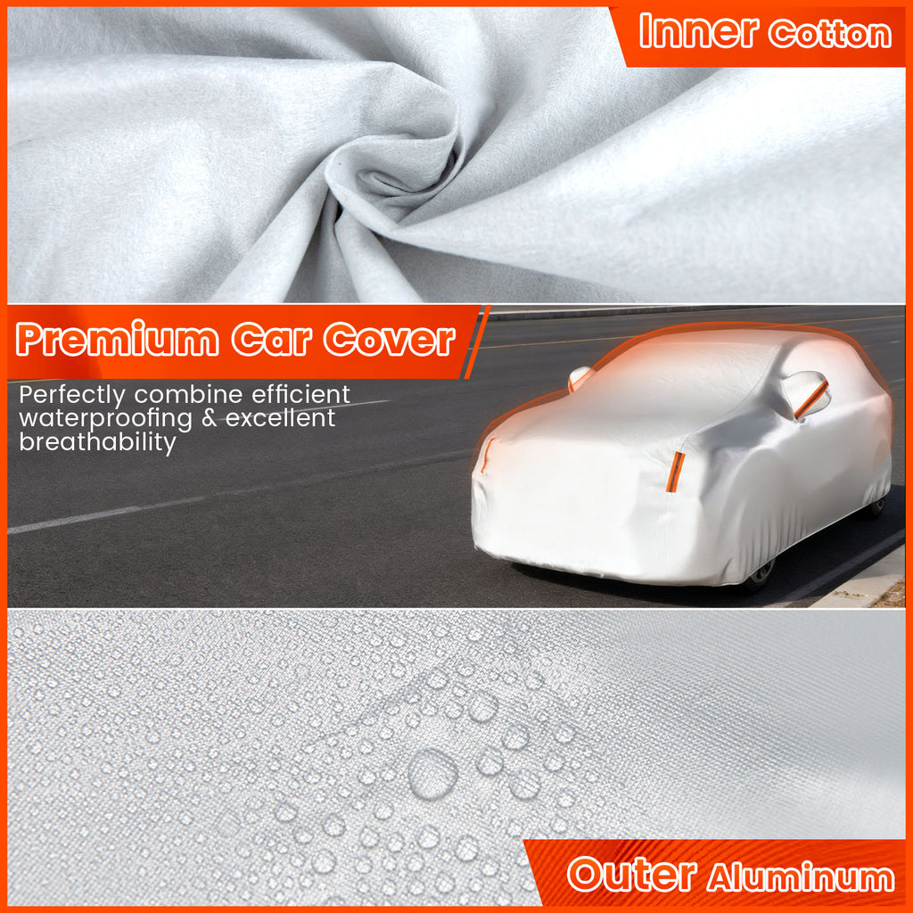 Universal Car Cover 190 Inch - SUV Waterproof UV Protection