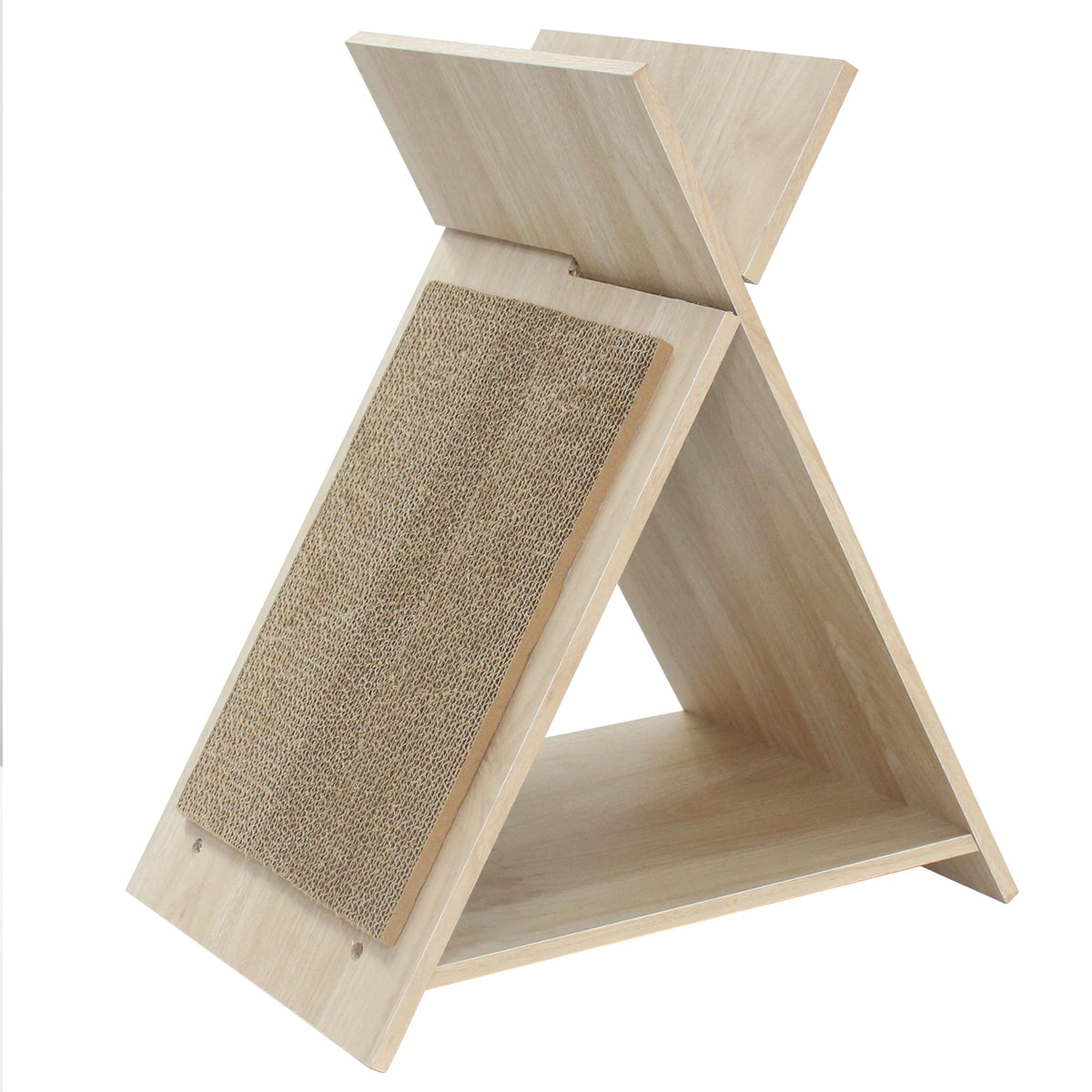 Natural Cat Scratcher Lounge Bed and Play Tunnel - Claw Sharpening & Furniture Protection