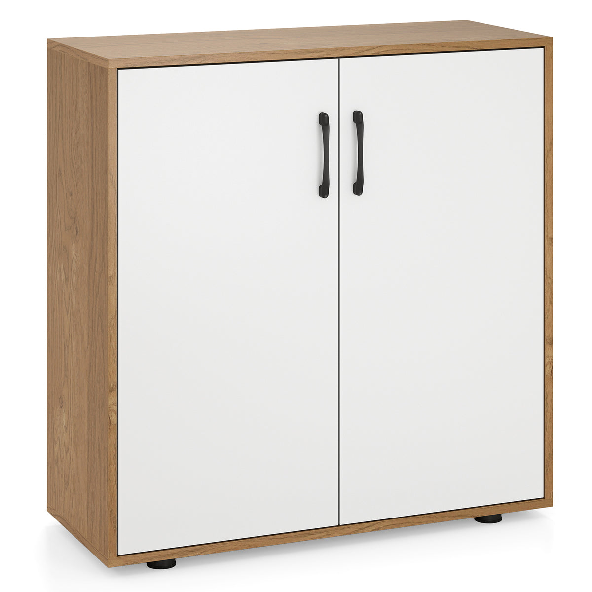 Coffee Bar Cabinet with Adjustable Shelf - Natural