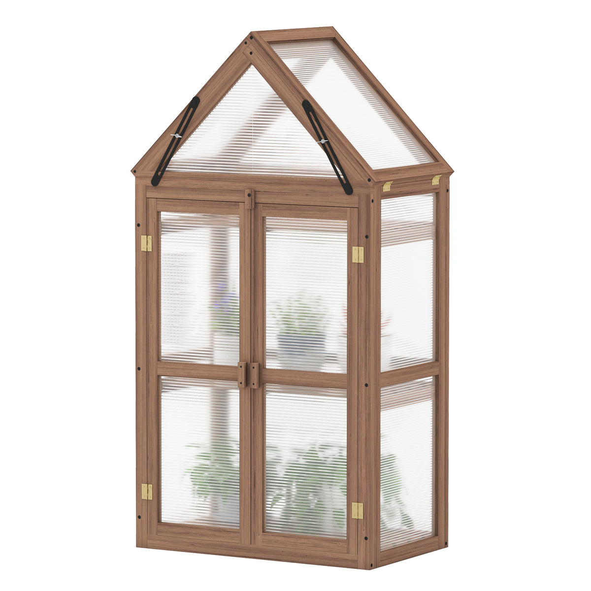 Cold Frame Mini Wooden Greenhouse for Vegetable and Flower