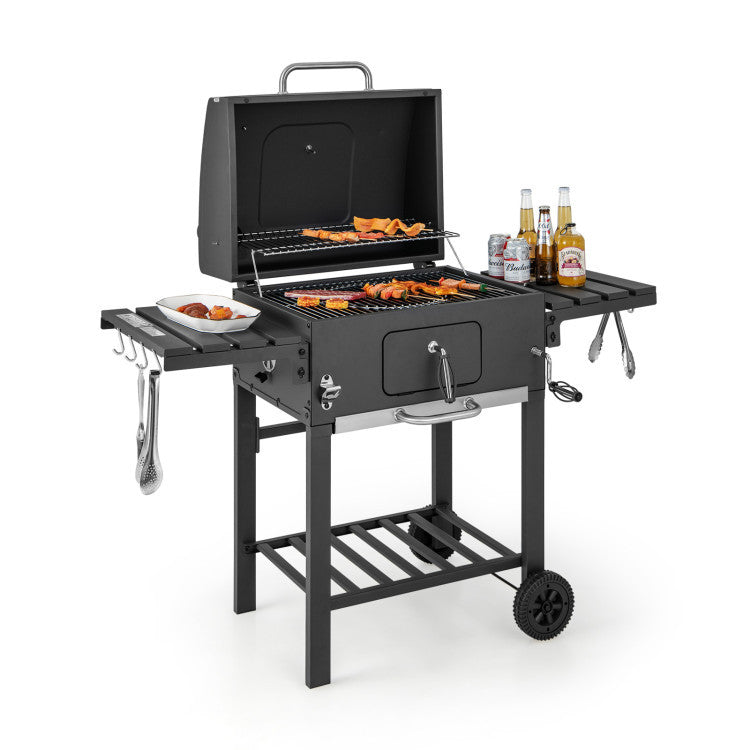 Complete BBQ Station with 8x5 FT Waterproof Grill Gazebo and Outdoor