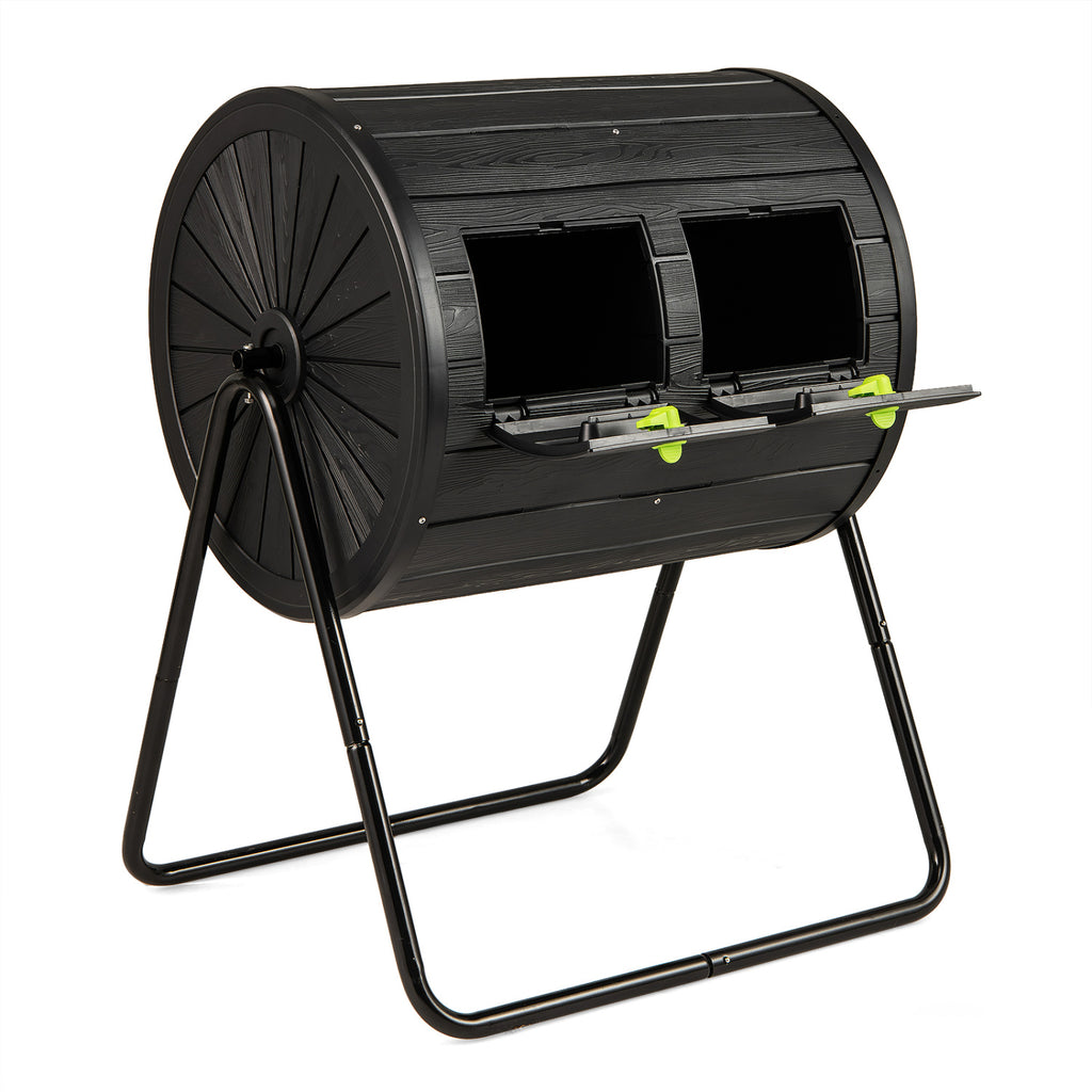Compost Tumbler 37.5 Gallon Large Outdoor Bin