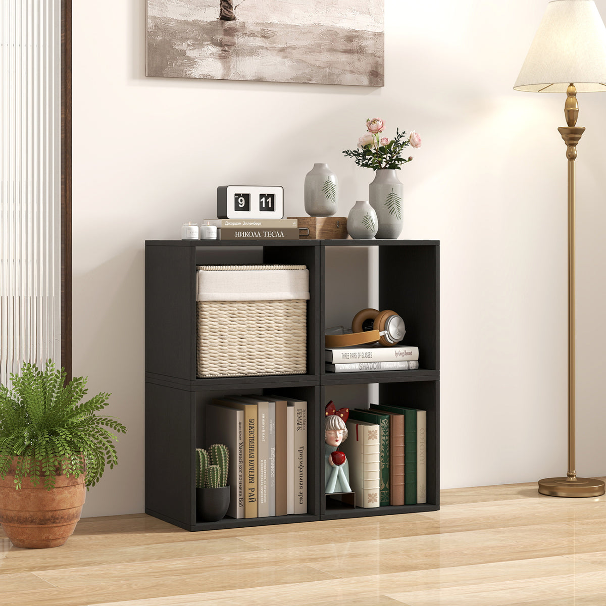 Cube Storage Organizer Set of 2 for Living Room Bedroom Study