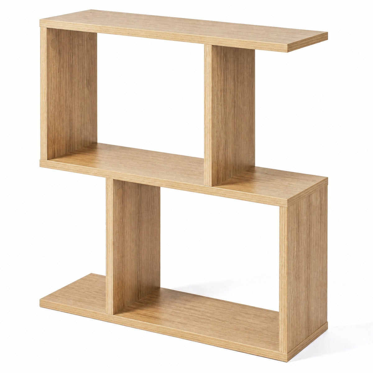 Decorative Storage Shelf Featuring Open Layout and Non-Slip Foot Pads