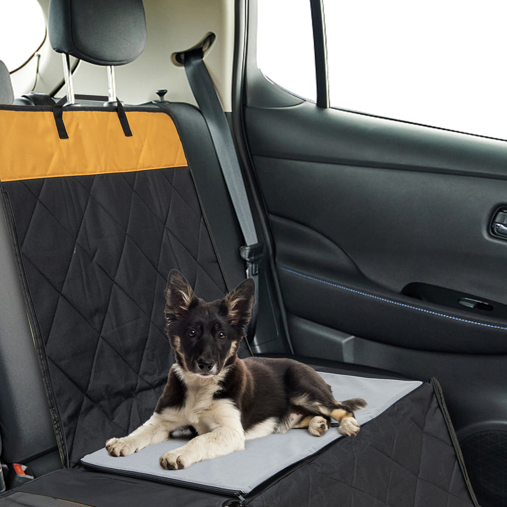 Dog Car Seat Cover for Small and Medium Dogs with Mesh Window - Black, Variation of THIS listing