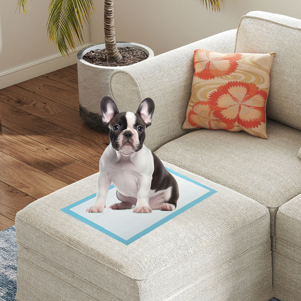 Dog and Puppy Pee Pads 18x13 Inches - Blue, 300 Count, Leakproof Potty Training