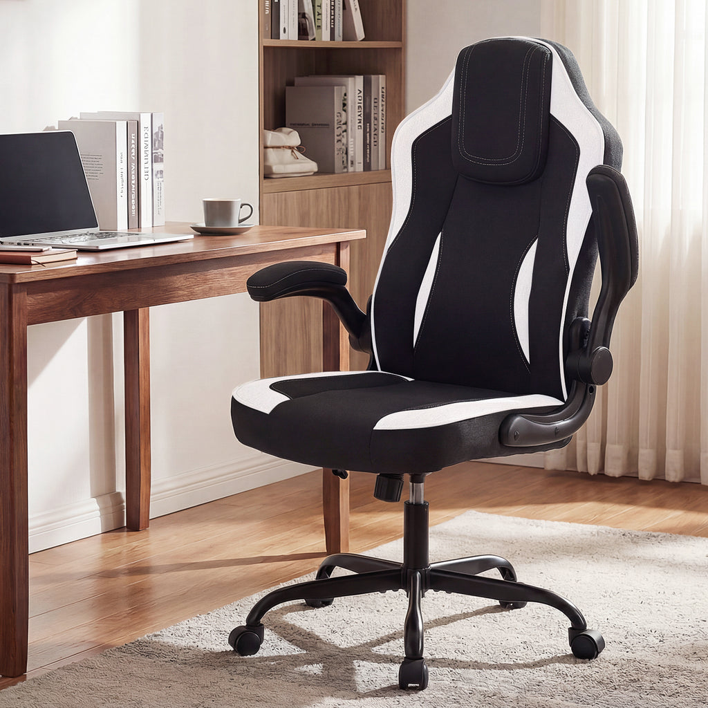 Ergonomic Computer Office Chair with 90° Flip-up Armrests