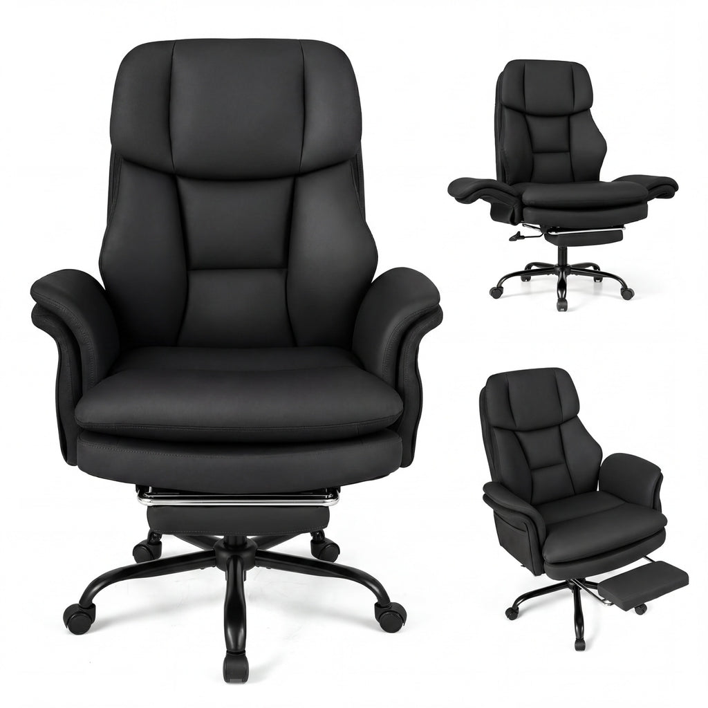 Ergonomic Cross Legged Office Chair Big and Tall Executive with