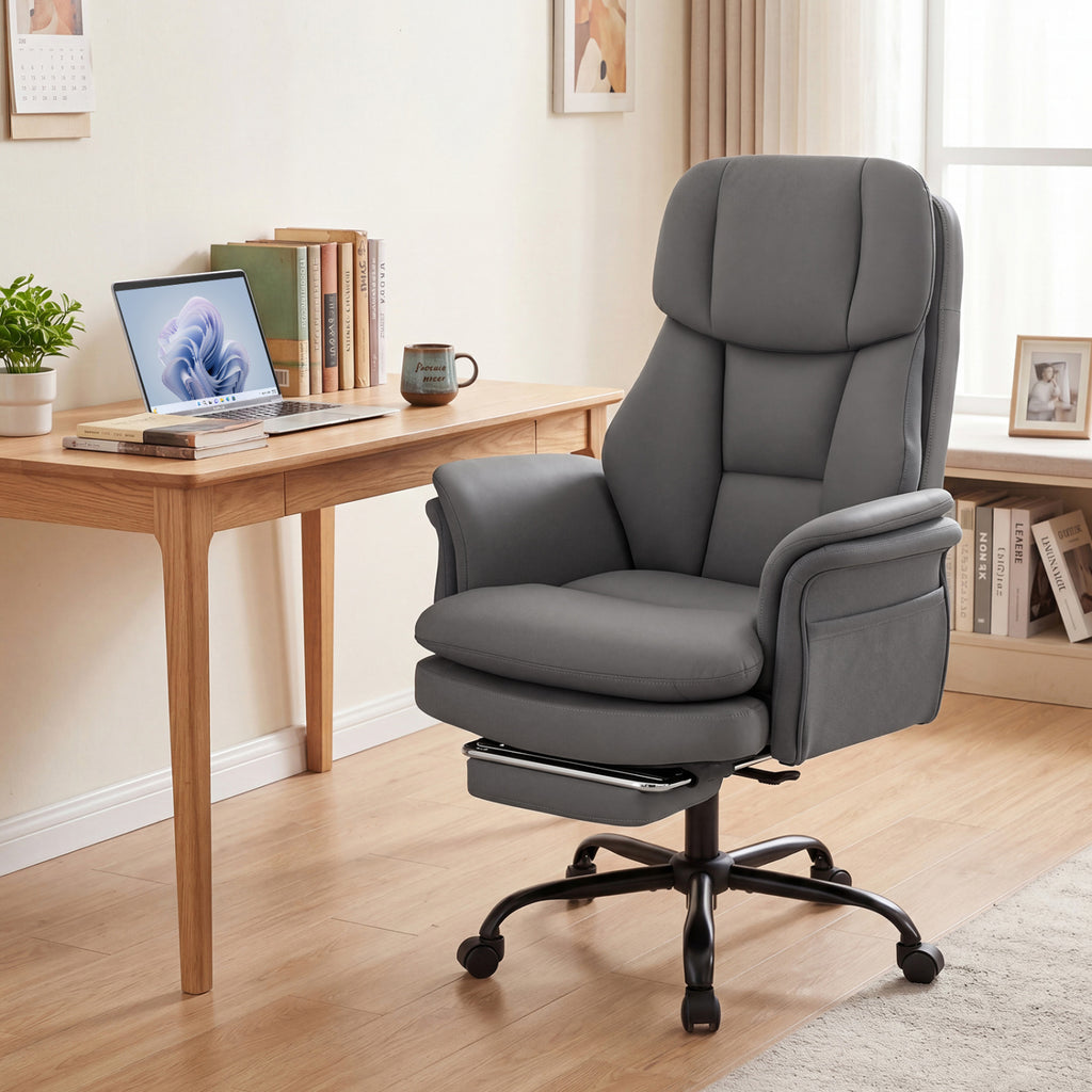 Ergonomic Cross Legged Office Chair Big and Tall Executive with