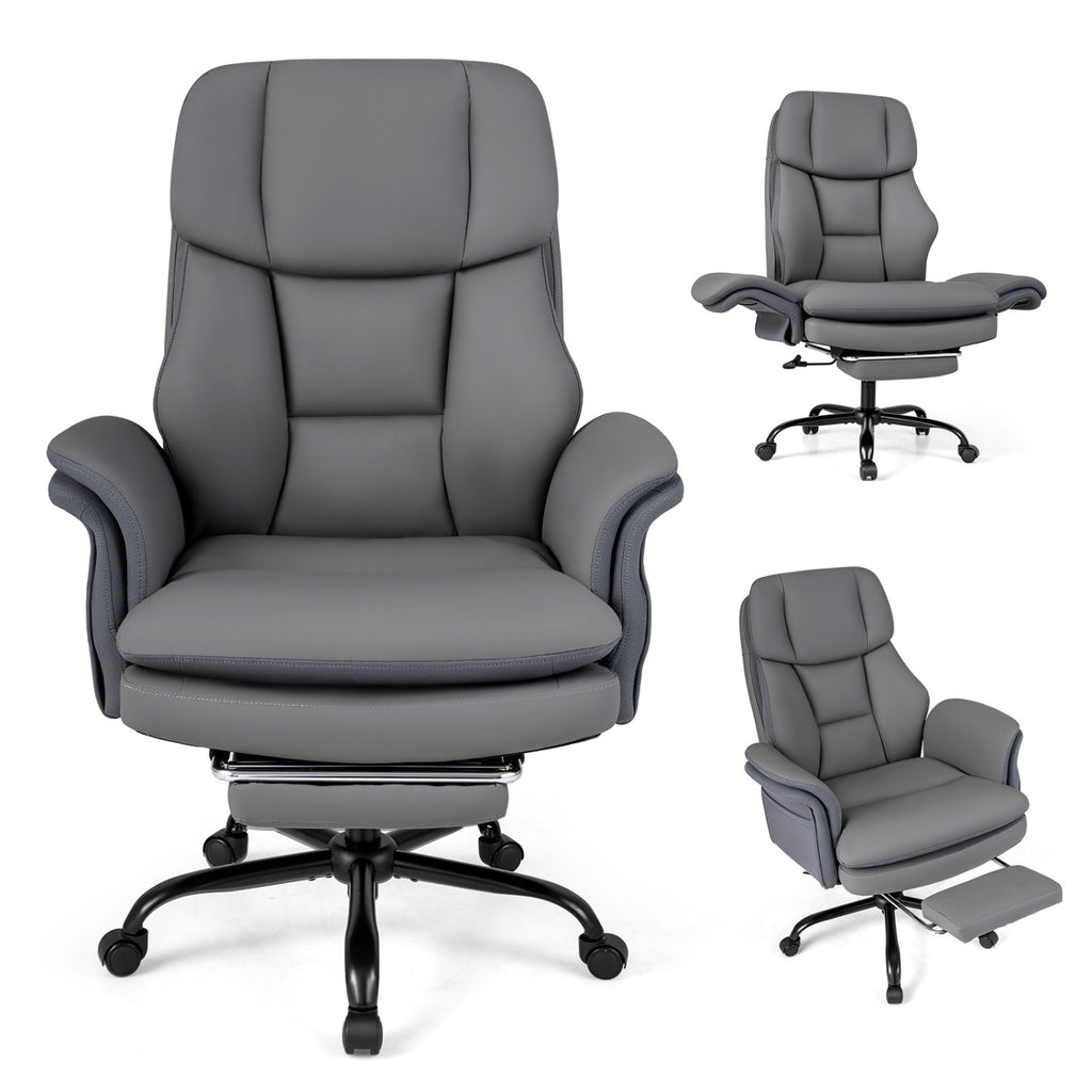 Ergonomic Cross Legged Office Chair Big and Tall Executive with