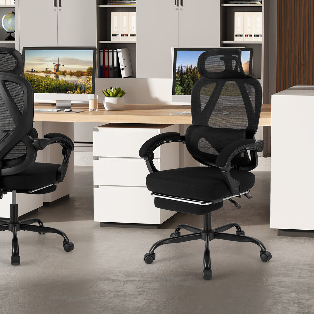 Ergonomic Office Chair High Back Mesh Desk Chair Black