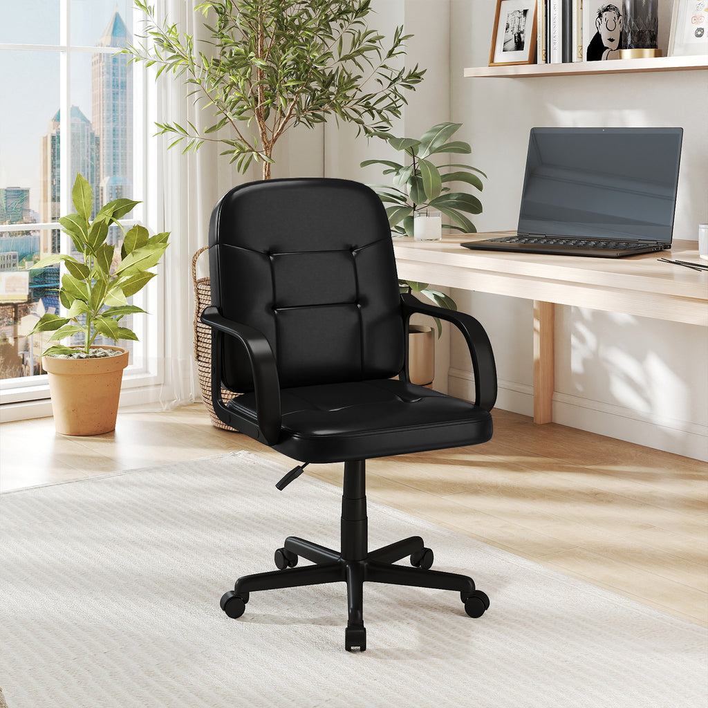 Ergonomic Office Chair with High Back & Chrome Base