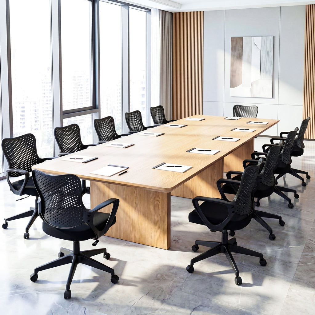 Ergonomic Office Chair Height Adjustable Computer Desk with